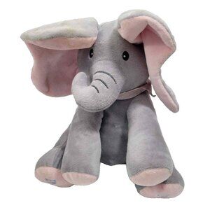 Peek A Boo Animated Elephant Plush   -Ears Move and  She Sings